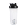 Large Protein Shaker Cups Clear Black